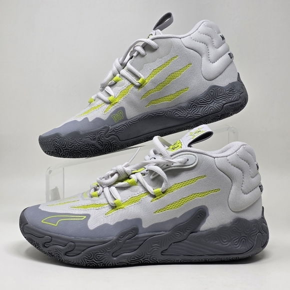 Puma LaMelo Ball MB.03 JR 'Chino Hills Grey Silver 379292-01 Youth Size 5 New - Picture 3 of 11